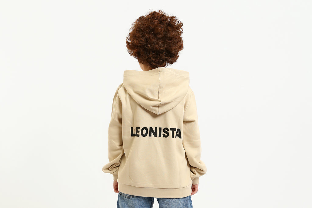 Beige Hoodies
